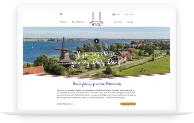 Daily-dairy website development