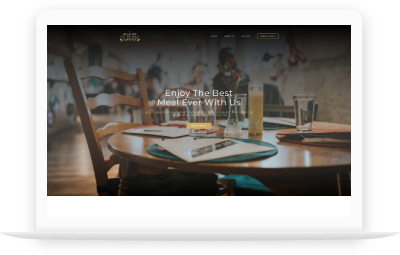 Restarant website UI design