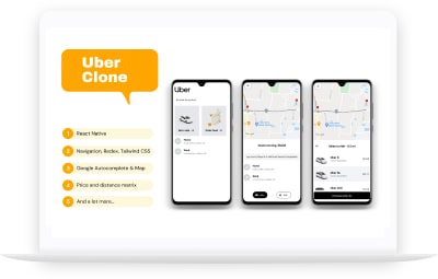 Uber clone - react native