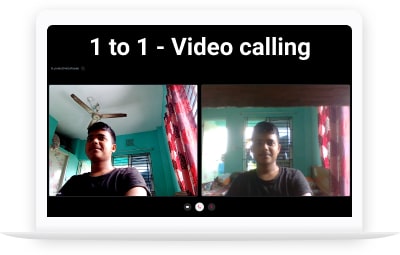 1 to 1 - Video calling application